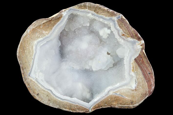 Crystal Filled Dugway Geode (Polished Half) #121652